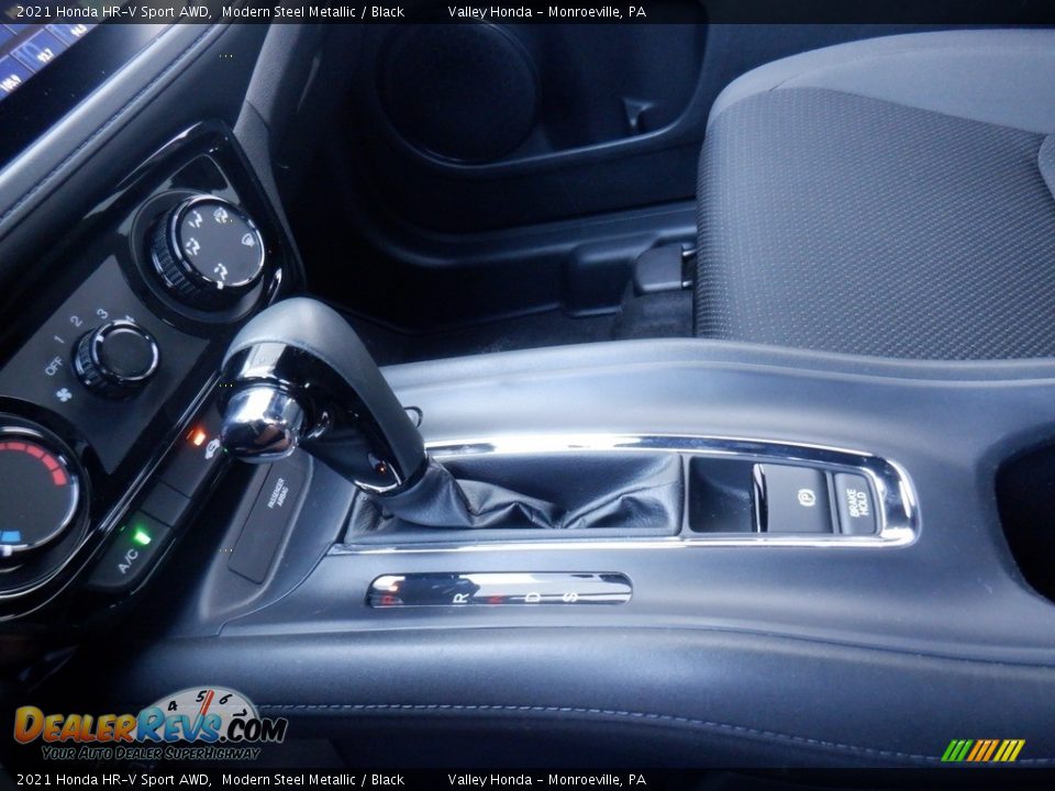 2021 Honda HR-V Sport AWD Modern Steel Metallic / Black Photo #15