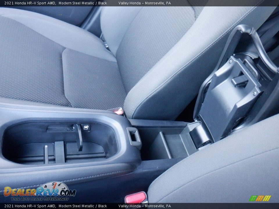 2021 Honda HR-V Sport AWD Modern Steel Metallic / Black Photo #16