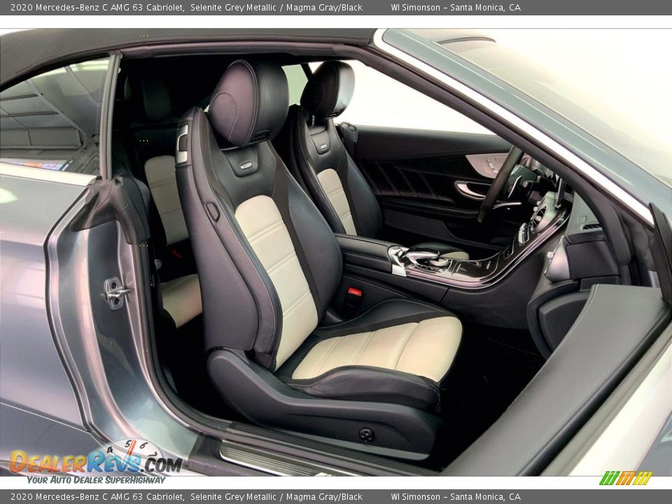 Magma Gray/Black Interior - 2020 Mercedes-Benz C AMG 63 Cabriolet Photo #6