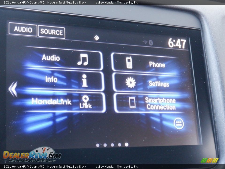 2021 Honda HR-V Sport AWD Modern Steel Metallic / Black Photo #19