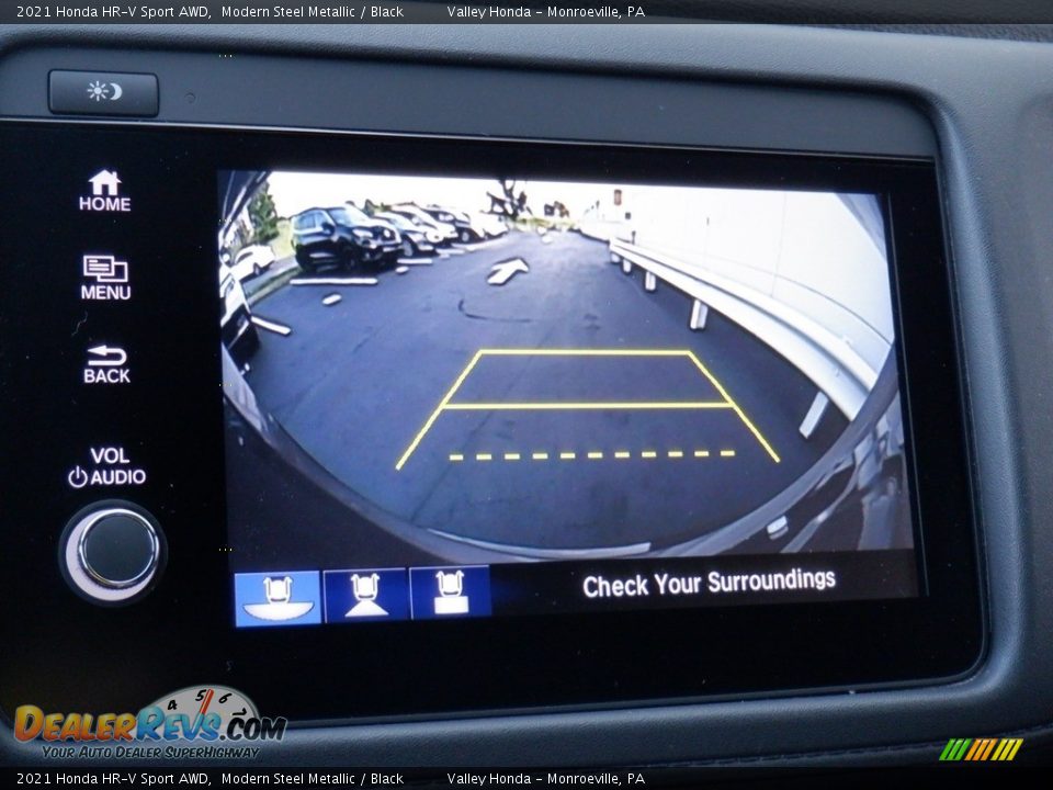 2021 Honda HR-V Sport AWD Modern Steel Metallic / Black Photo #20