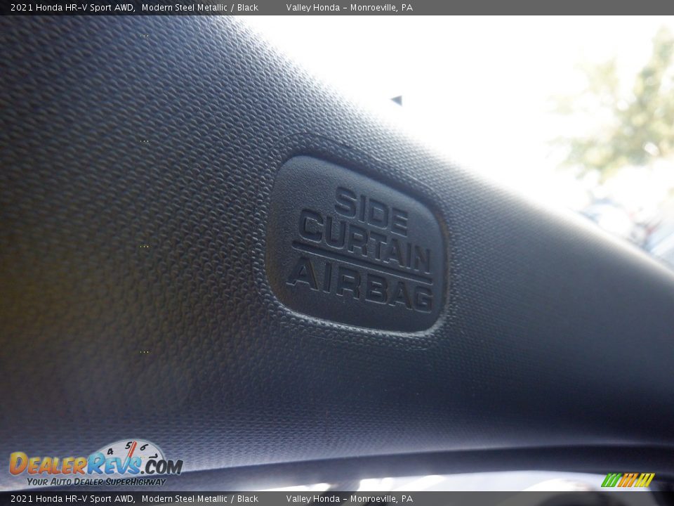 2021 Honda HR-V Sport AWD Modern Steel Metallic / Black Photo #21