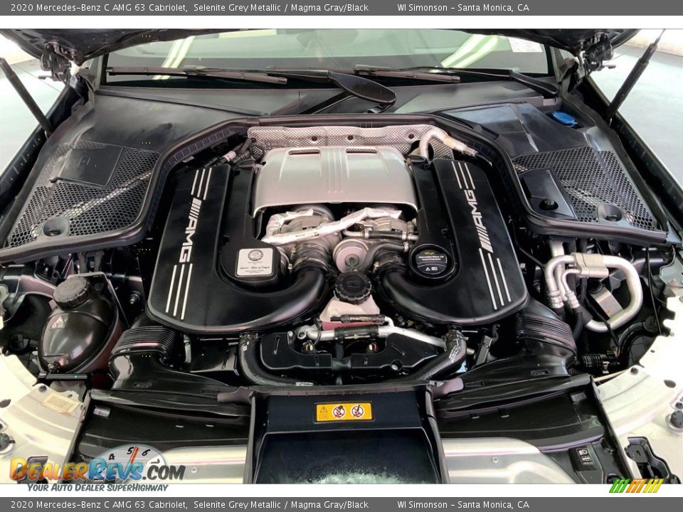 2020 Mercedes-Benz C AMG 63 Cabriolet 4.0 Liter AMG biturbo DOHC 32-Valve VVT V8 Engine Photo #9