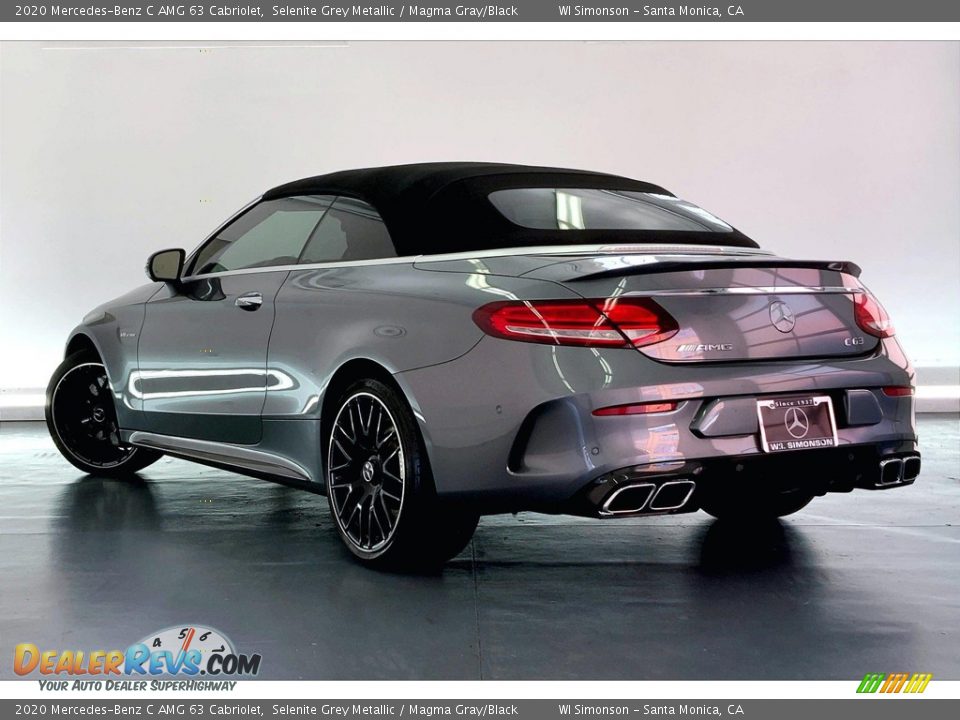 2020 Mercedes-Benz C AMG 63 Cabriolet Selenite Grey Metallic / Magma Gray/Black Photo #10