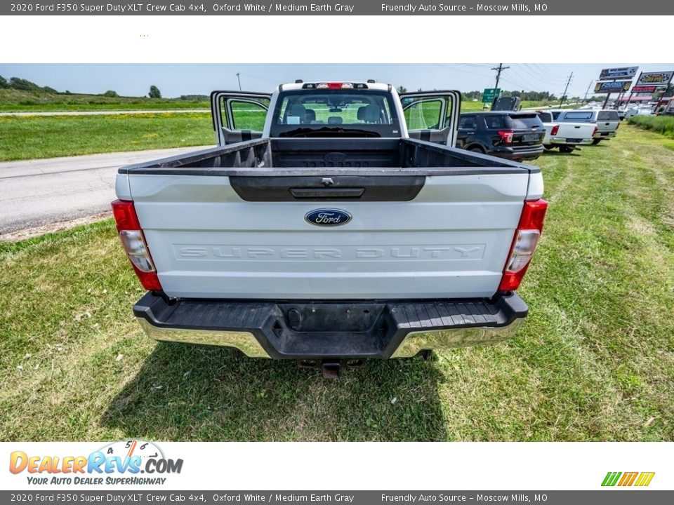 2020 Ford F350 Super Duty XLT Crew Cab 4x4 Oxford White / Medium Earth Gray Photo #21