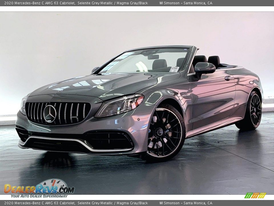 2020 Mercedes-Benz C AMG 63 Cabriolet Selenite Grey Metallic / Magma Gray/Black Photo #12
