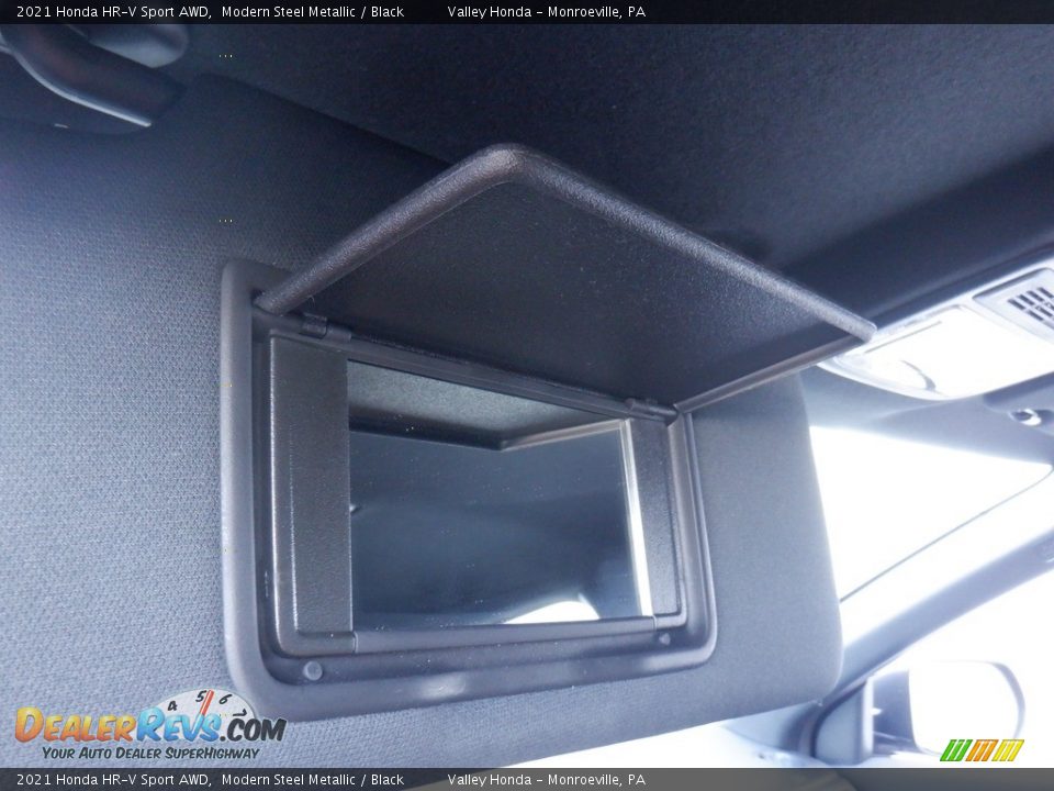 2021 Honda HR-V Sport AWD Modern Steel Metallic / Black Photo #25
