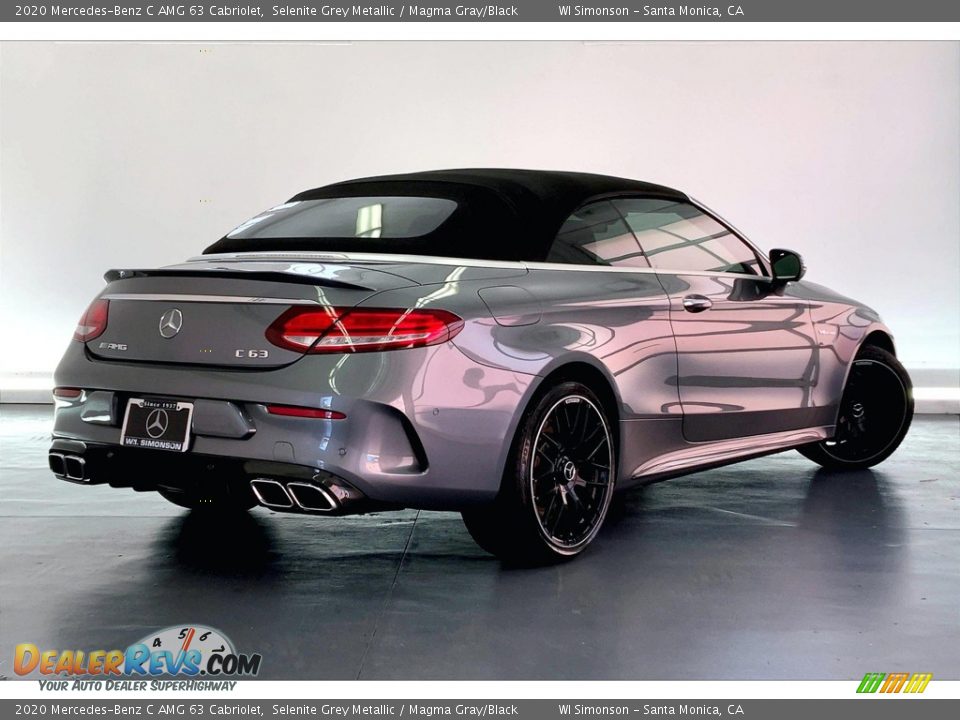 2020 Mercedes-Benz C AMG 63 Cabriolet Selenite Grey Metallic / Magma Gray/Black Photo #13