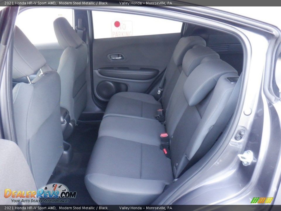 2021 Honda HR-V Sport AWD Modern Steel Metallic / Black Photo #26