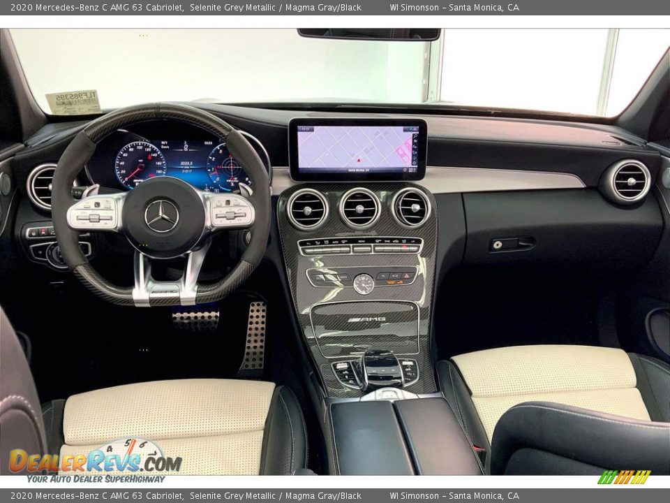 Dashboard of 2020 Mercedes-Benz C AMG 63 Cabriolet Photo #15