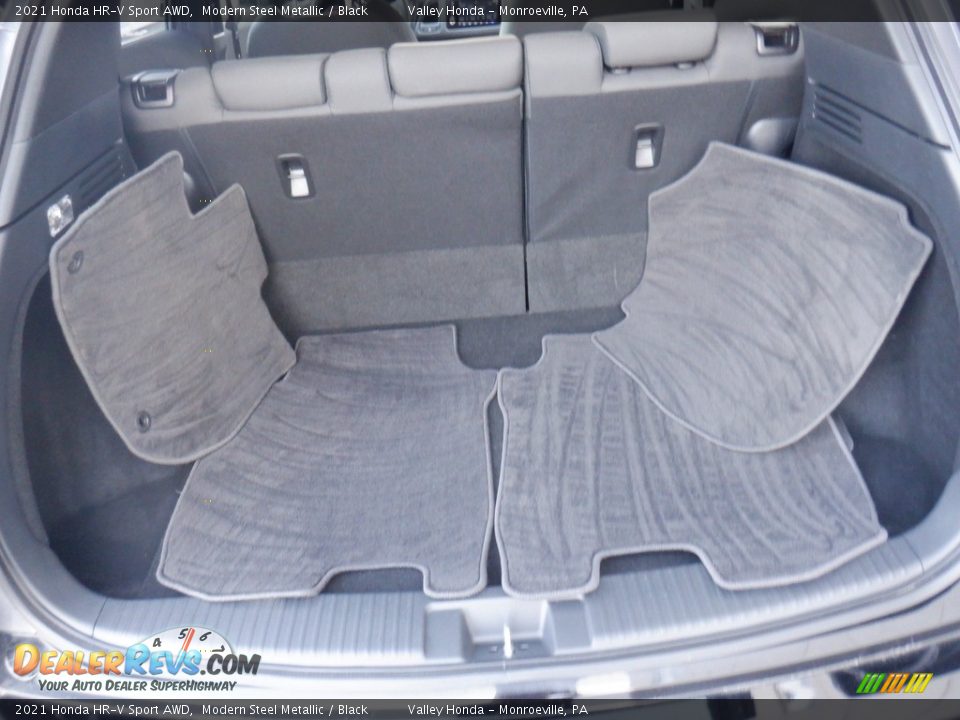 2021 Honda HR-V Sport AWD Modern Steel Metallic / Black Photo #28