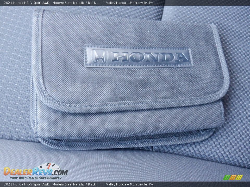2021 Honda HR-V Sport AWD Modern Steel Metallic / Black Photo #29