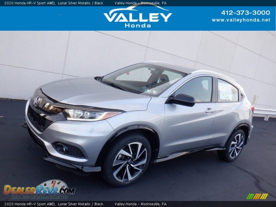 2020 Honda HR-V Sport AWD Lunar Silver Metallic / Black Photo #1