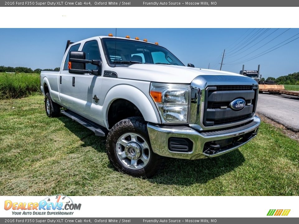 2016 Ford F350 Super Duty XLT Crew Cab 4x4 Oxford White / Steel Photo #1