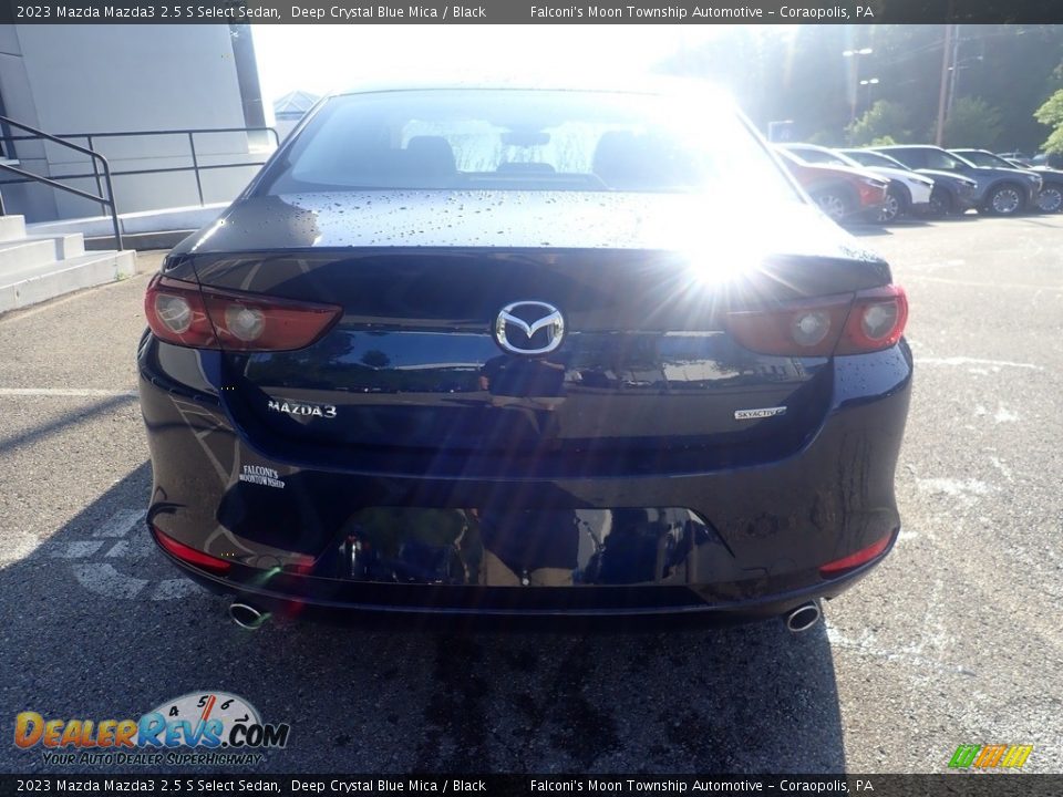2023 Mazda Mazda3 2.5 S Select Sedan Deep Crystal Blue Mica / Black Photo #3