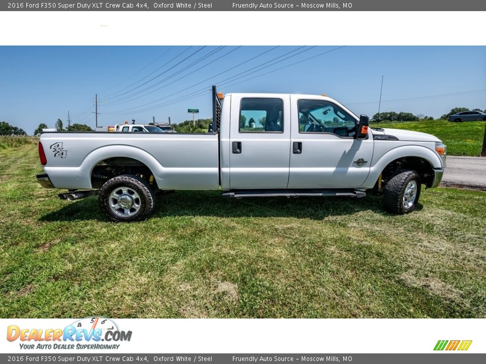 2016 Ford F350 Super Duty XLT Crew Cab 4x4 Oxford White / Steel Photo #3