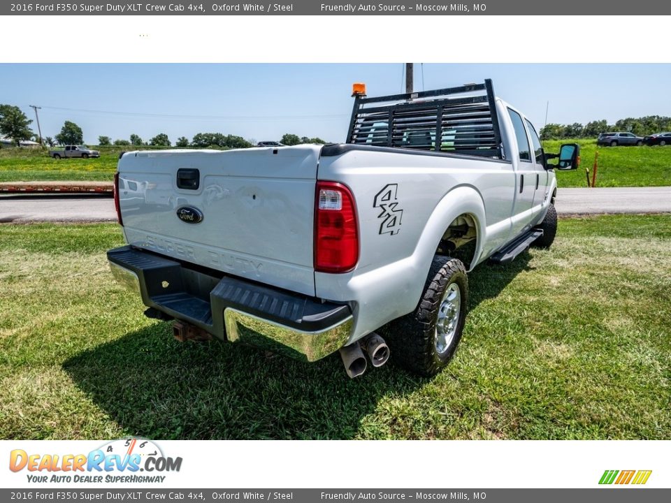 2016 Ford F350 Super Duty XLT Crew Cab 4x4 Oxford White / Steel Photo #4