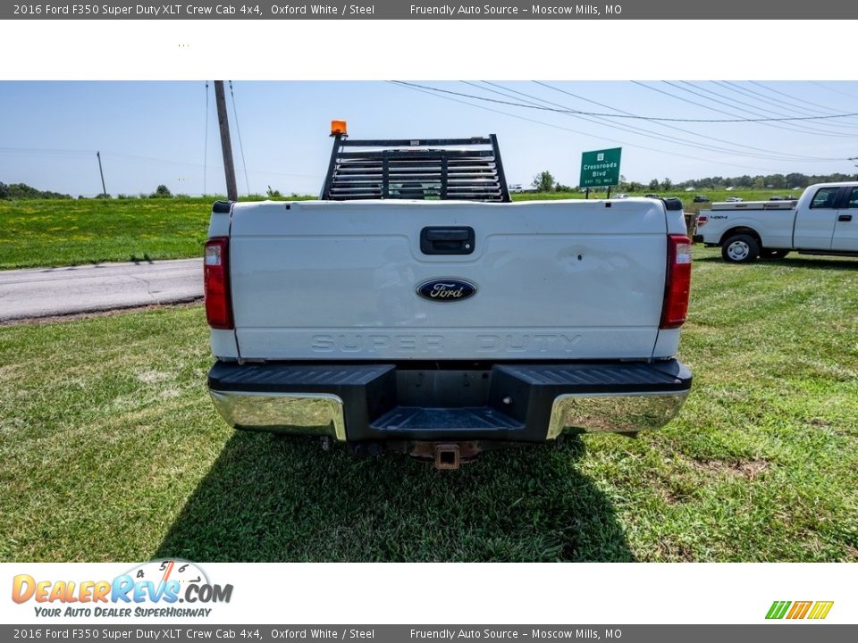 2016 Ford F350 Super Duty XLT Crew Cab 4x4 Oxford White / Steel Photo #5