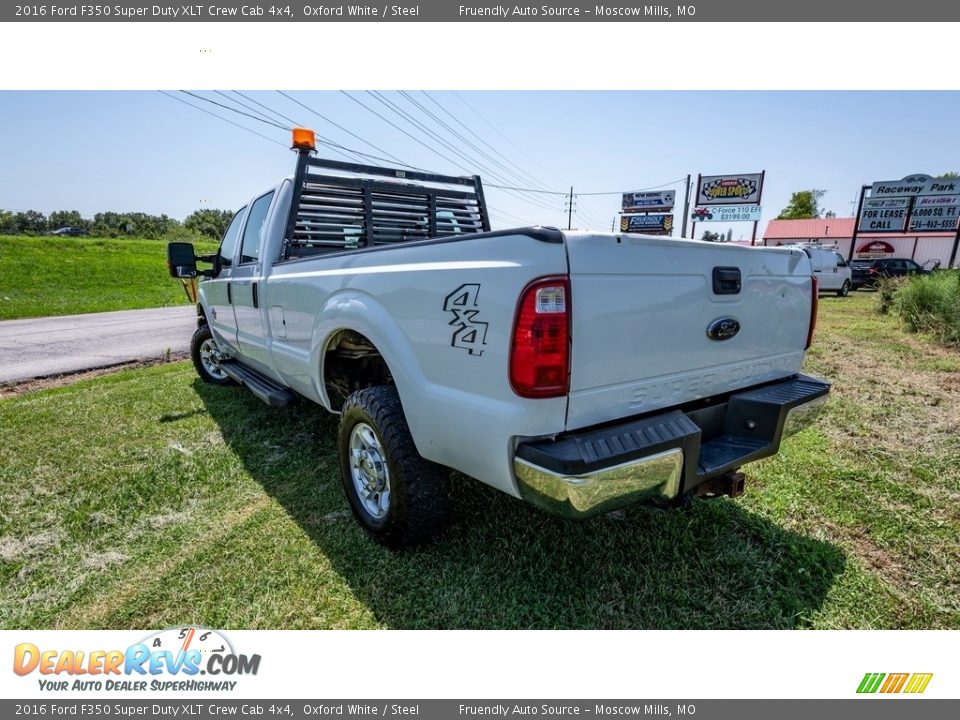 2016 Ford F350 Super Duty XLT Crew Cab 4x4 Oxford White / Steel Photo #6