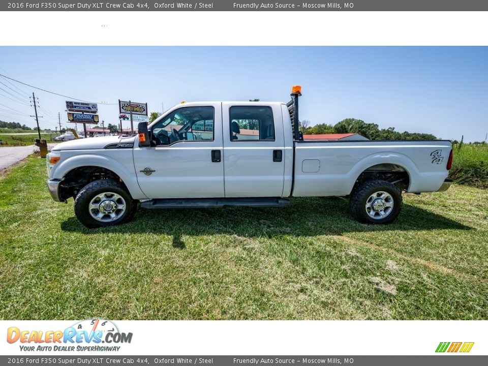 2016 Ford F350 Super Duty XLT Crew Cab 4x4 Oxford White / Steel Photo #7