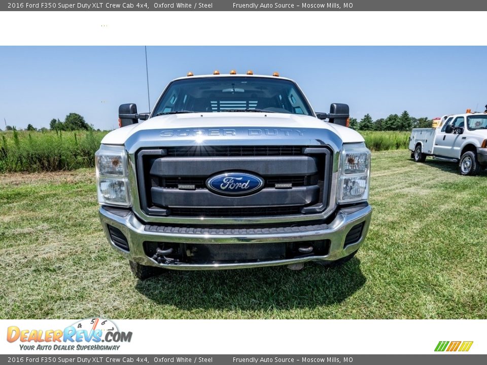 2016 Ford F350 Super Duty XLT Crew Cab 4x4 Oxford White / Steel Photo #9