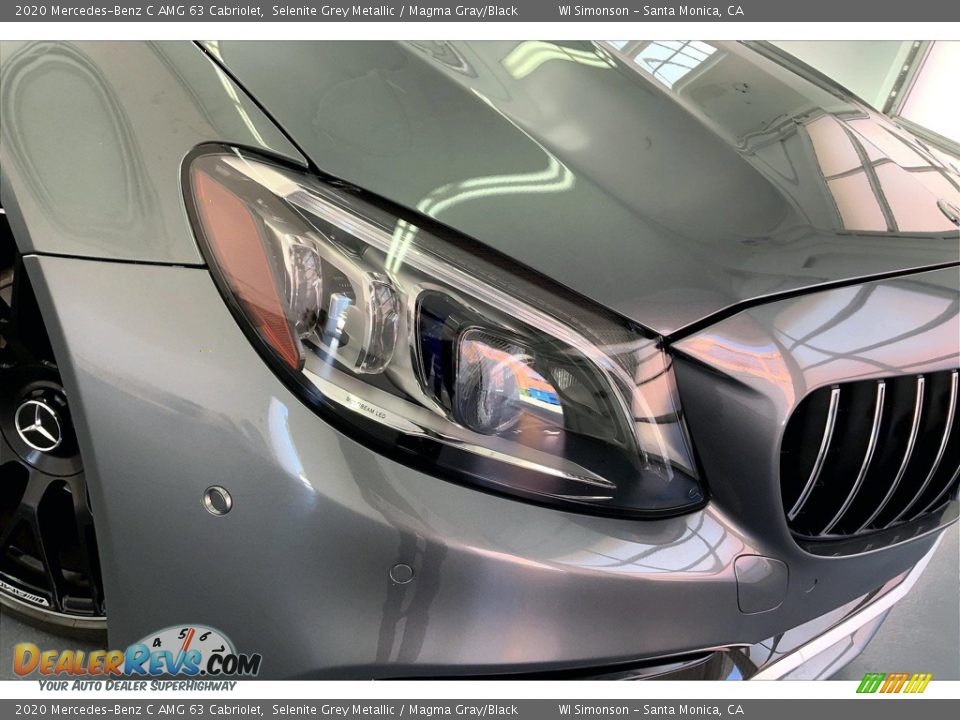2020 Mercedes-Benz C AMG 63 Cabriolet Selenite Grey Metallic / Magma Gray/Black Photo #27