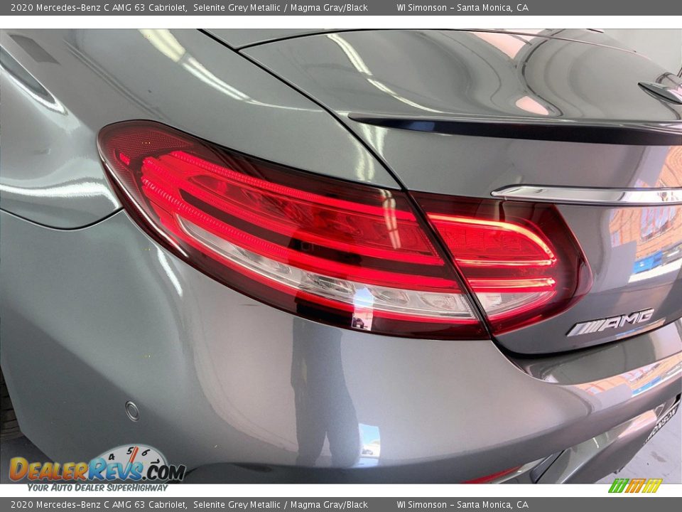 2020 Mercedes-Benz C AMG 63 Cabriolet Selenite Grey Metallic / Magma Gray/Black Photo #28