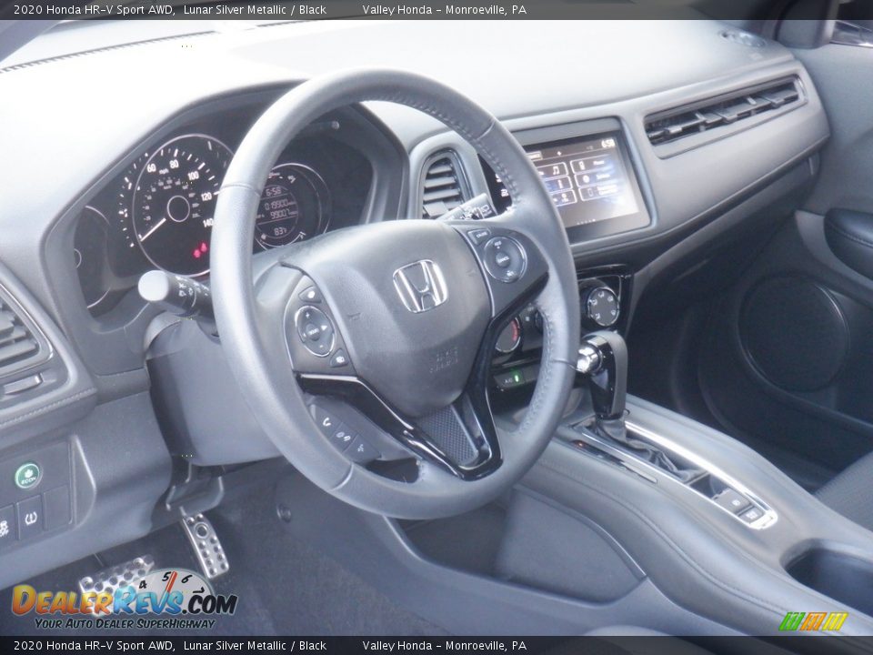 2020 Honda HR-V Sport AWD Lunar Silver Metallic / Black Photo #9