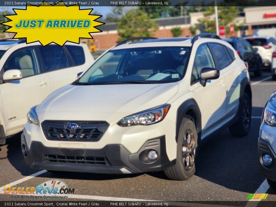 2021 Subaru Crosstrek Sport Crystal White Pearl / Gray Photo #1