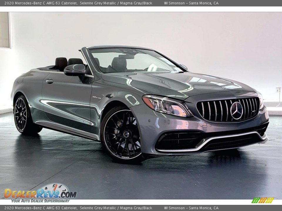 Front 3/4 View of 2020 Mercedes-Benz C AMG 63 Cabriolet Photo #33