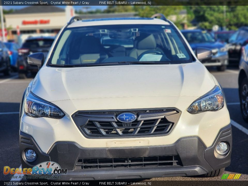 2021 Subaru Crosstrek Sport Crystal White Pearl / Gray Photo #2