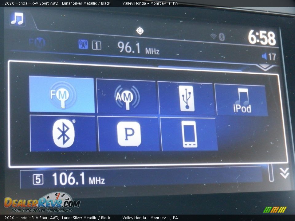 2020 Honda HR-V Sport AWD Lunar Silver Metallic / Black Photo #16