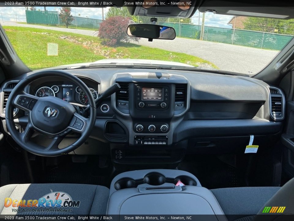 Black Interior - 2023 Ram 3500 Tradesman Crew Cab Photo #16