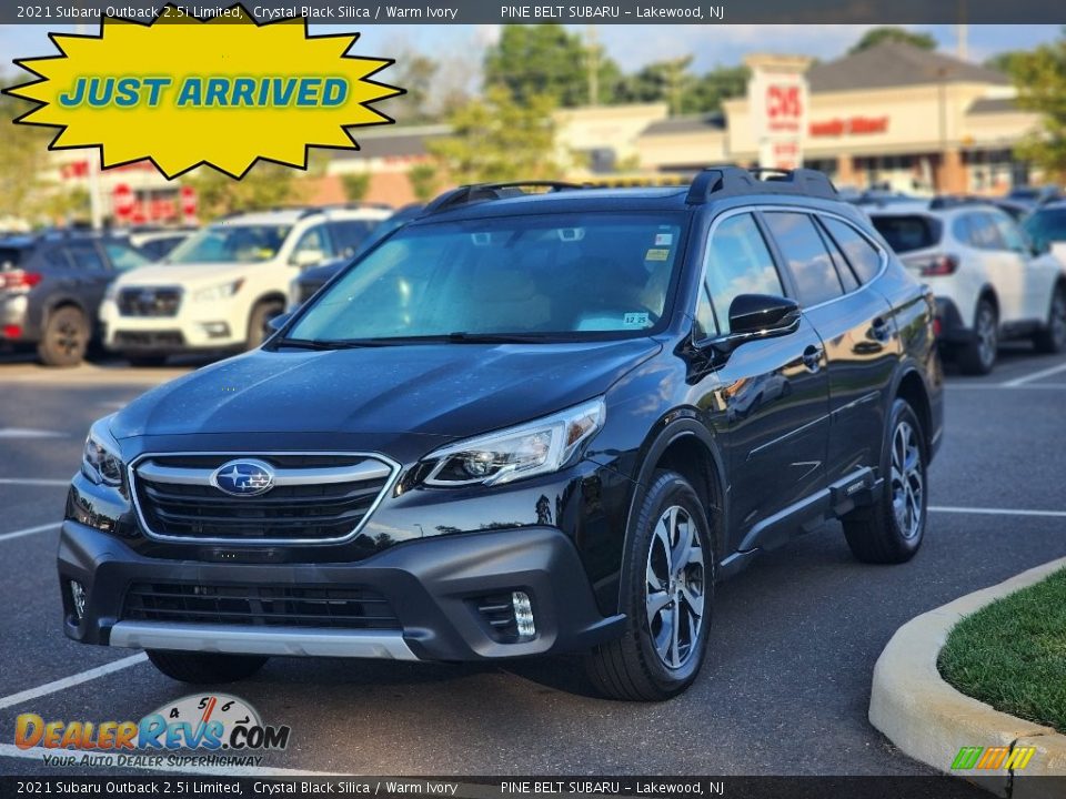 2021 Subaru Outback 2.5i Limited Crystal Black Silica / Warm Ivory Photo #1
