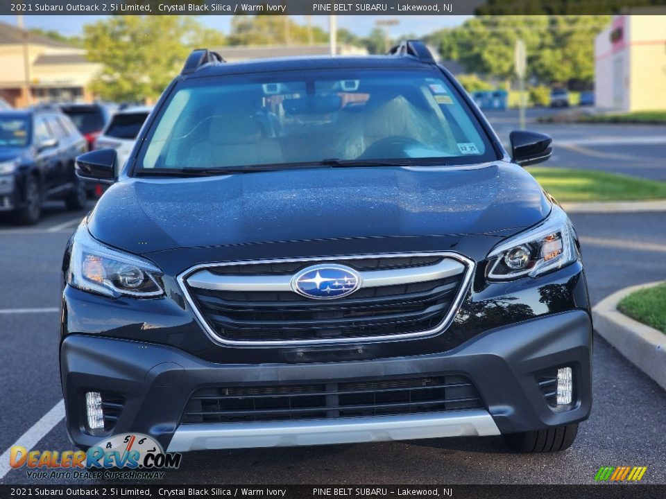 2021 Subaru Outback 2.5i Limited Crystal Black Silica / Warm Ivory Photo #2