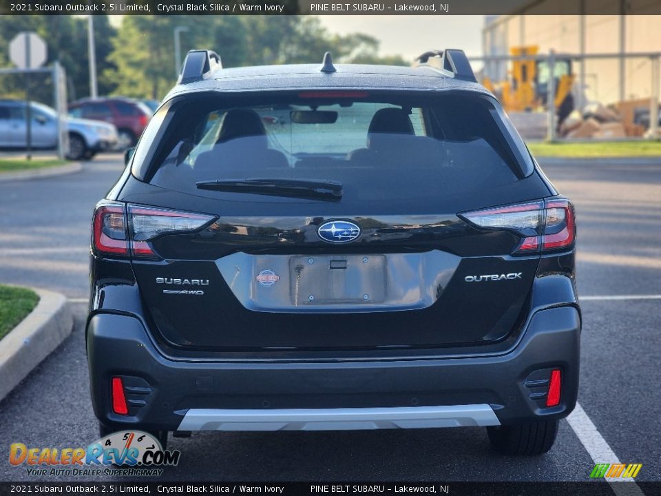 2021 Subaru Outback 2.5i Limited Crystal Black Silica / Warm Ivory Photo #4