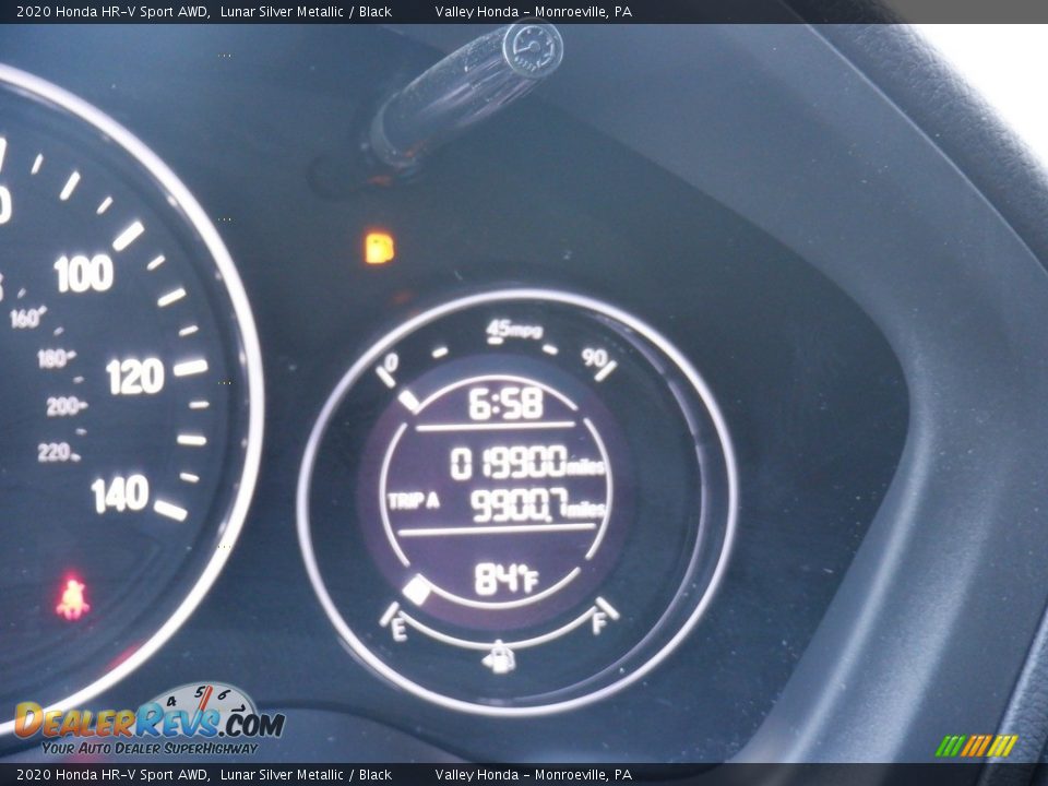 2020 Honda HR-V Sport AWD Lunar Silver Metallic / Black Photo #29