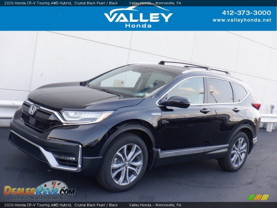 2020 Honda CR-V Touring AWD Hybrid Crystal Black Pearl / Black Photo #1
