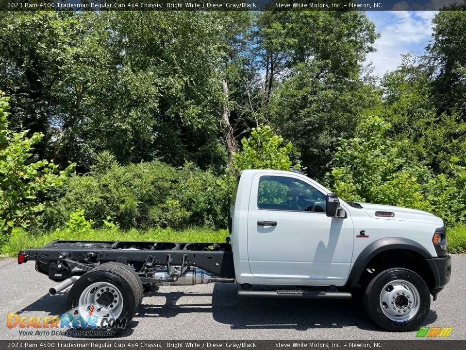 Bright White 2023 Ram 4500 Tradesman Regular Cab 4x4 Chassis Photo #5