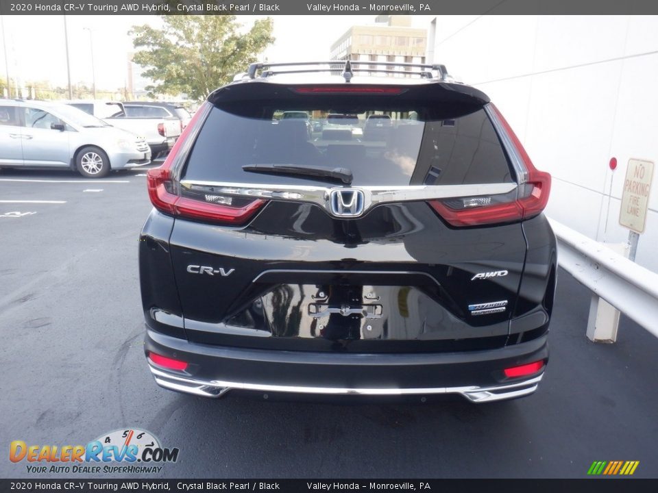 Crystal Black Pearl 2020 Honda CR-V Touring AWD Hybrid Photo #8