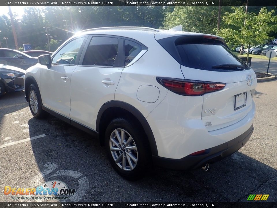 2023 Mazda CX-5 S Select AWD Rhodium White Metallic / Black Photo #5