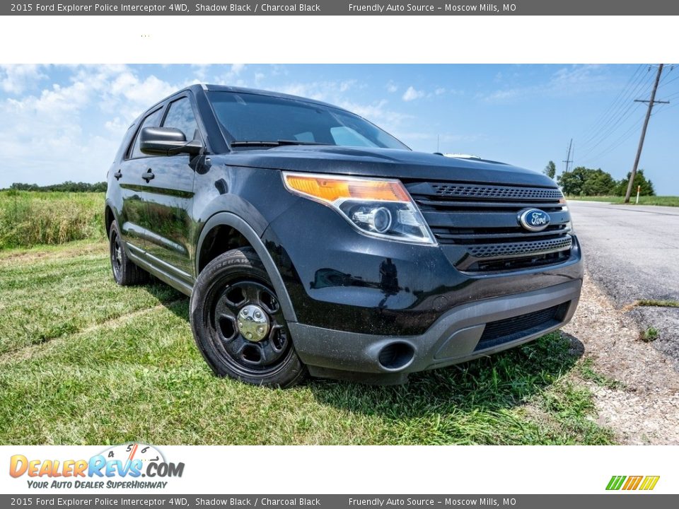 2015 Ford Explorer Police Interceptor 4WD Shadow Black / Charcoal Black Photo #1