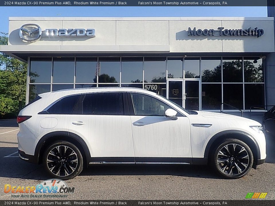 2024 Mazda CX-90 Premium Plus AWD Rhodium White Premium / Black Photo #1