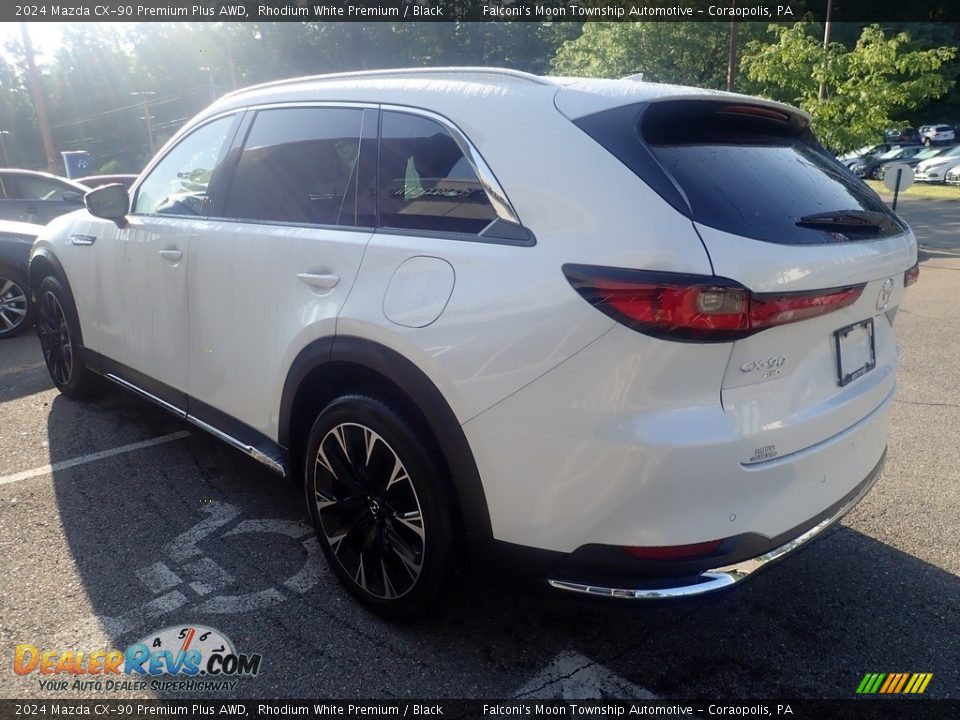 2024 Mazda CX-90 Premium Plus AWD Rhodium White Premium / Black Photo #5