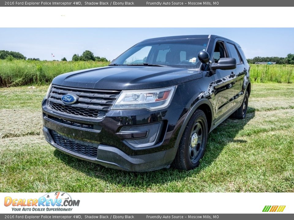 2016 Ford Explorer Police Interceptor 4WD Shadow Black / Ebony Black Photo #8