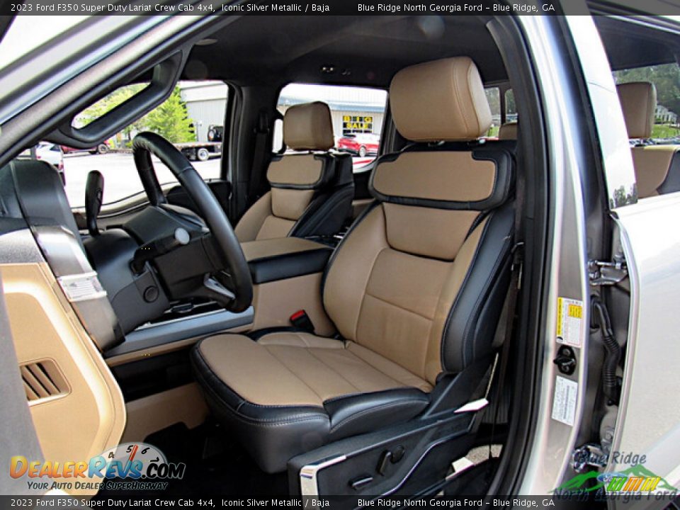 Front Seat of 2023 Ford F350 Super Duty Lariat Crew Cab 4x4 Photo #11
