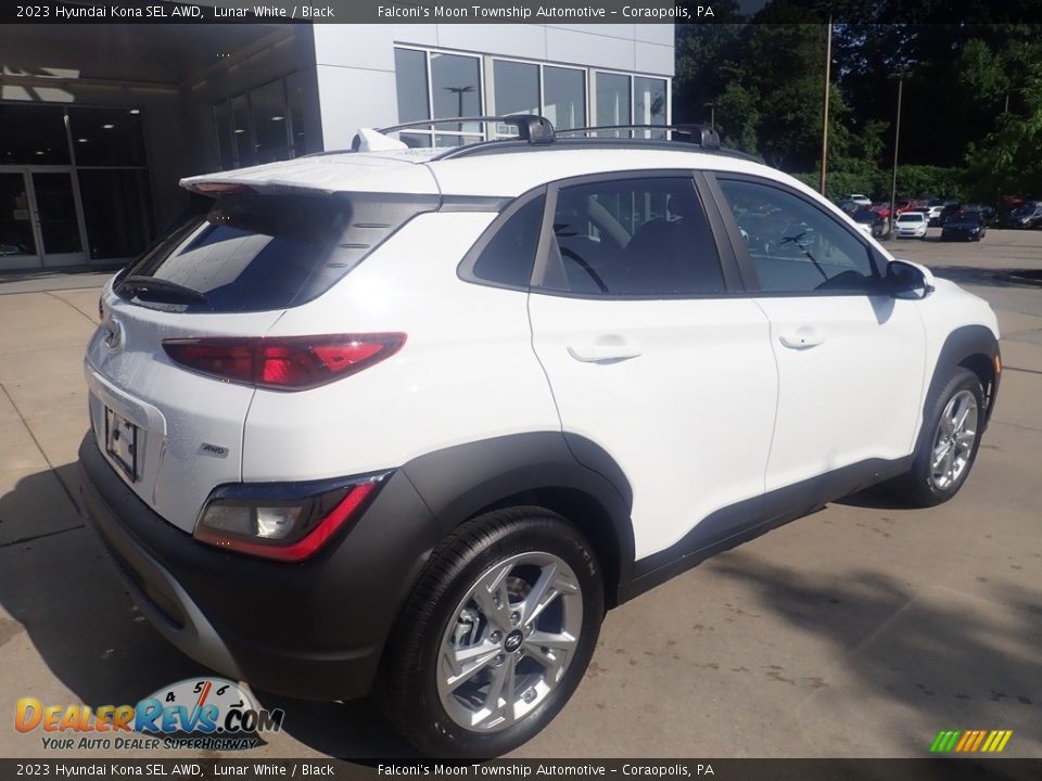 2023 Hyundai Kona SEL AWD Lunar White / Black Photo #2