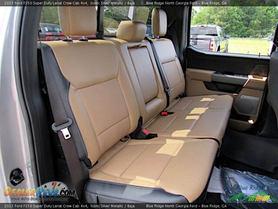 Rear Seat of 2023 Ford F350 Super Duty Lariat Crew Cab 4x4 Photo #13