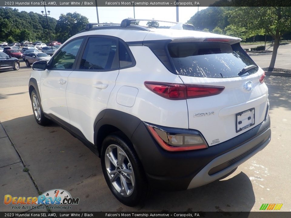 2023 Hyundai Kona SEL AWD Lunar White / Black Photo #5