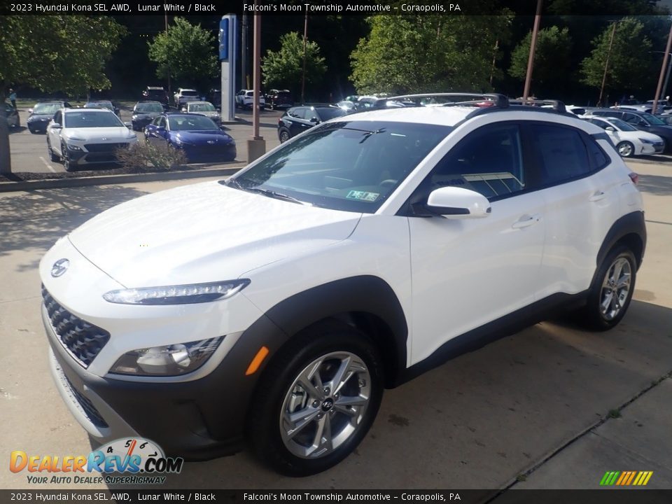 2023 Hyundai Kona SEL AWD Lunar White / Black Photo #7